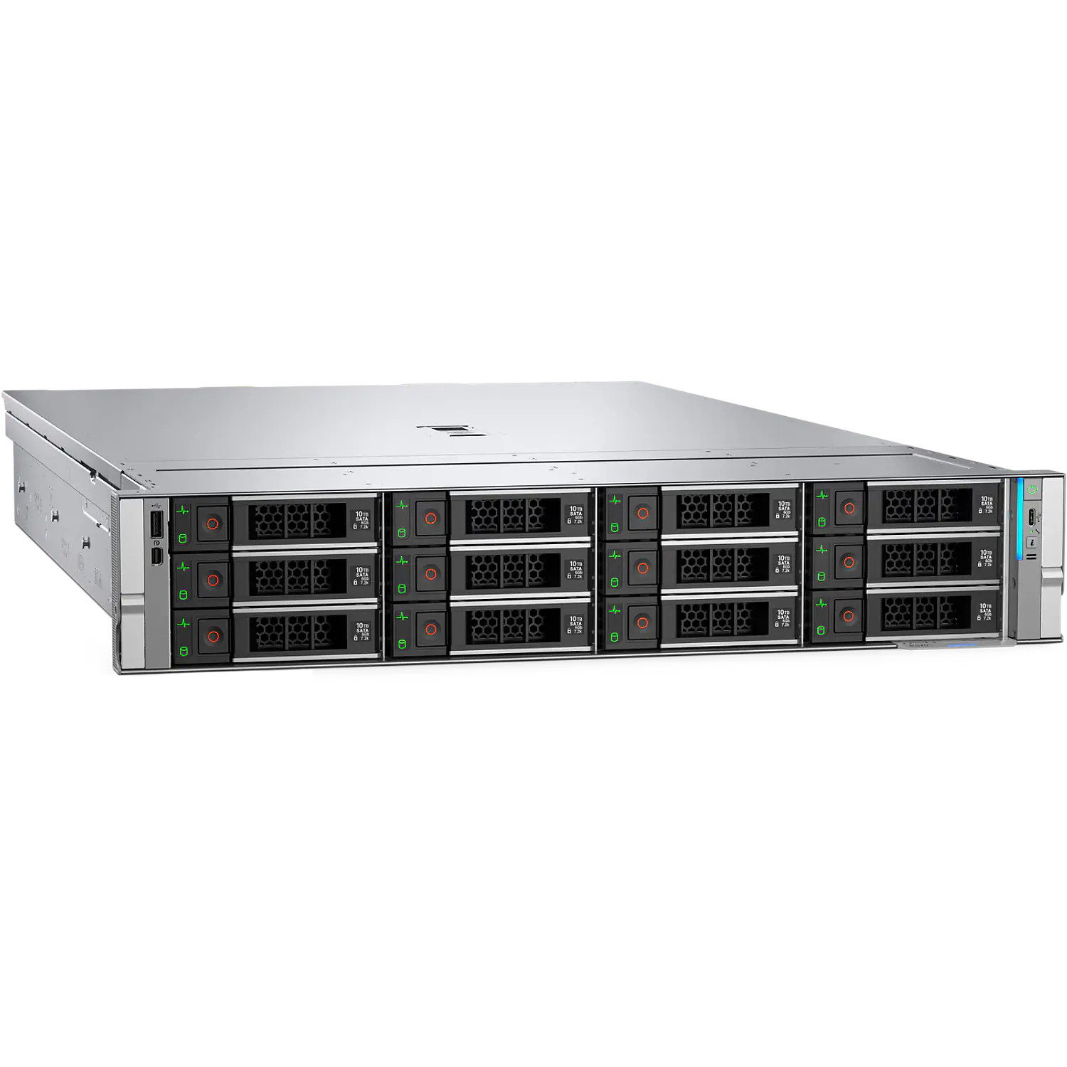 Dell PowerEdge R570 R570271_6521P432, Servidor Rack 2U, Xeon 6 6521P, 128GB DDR5, SSD 480GB 1