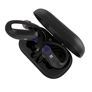 Klip Xtreme Xtremebuds KTE-500BK, Audífonos Deportivos TWS Bluetooth 5.1, IPX7, 108h, Powerbank 2000mAh, Negro