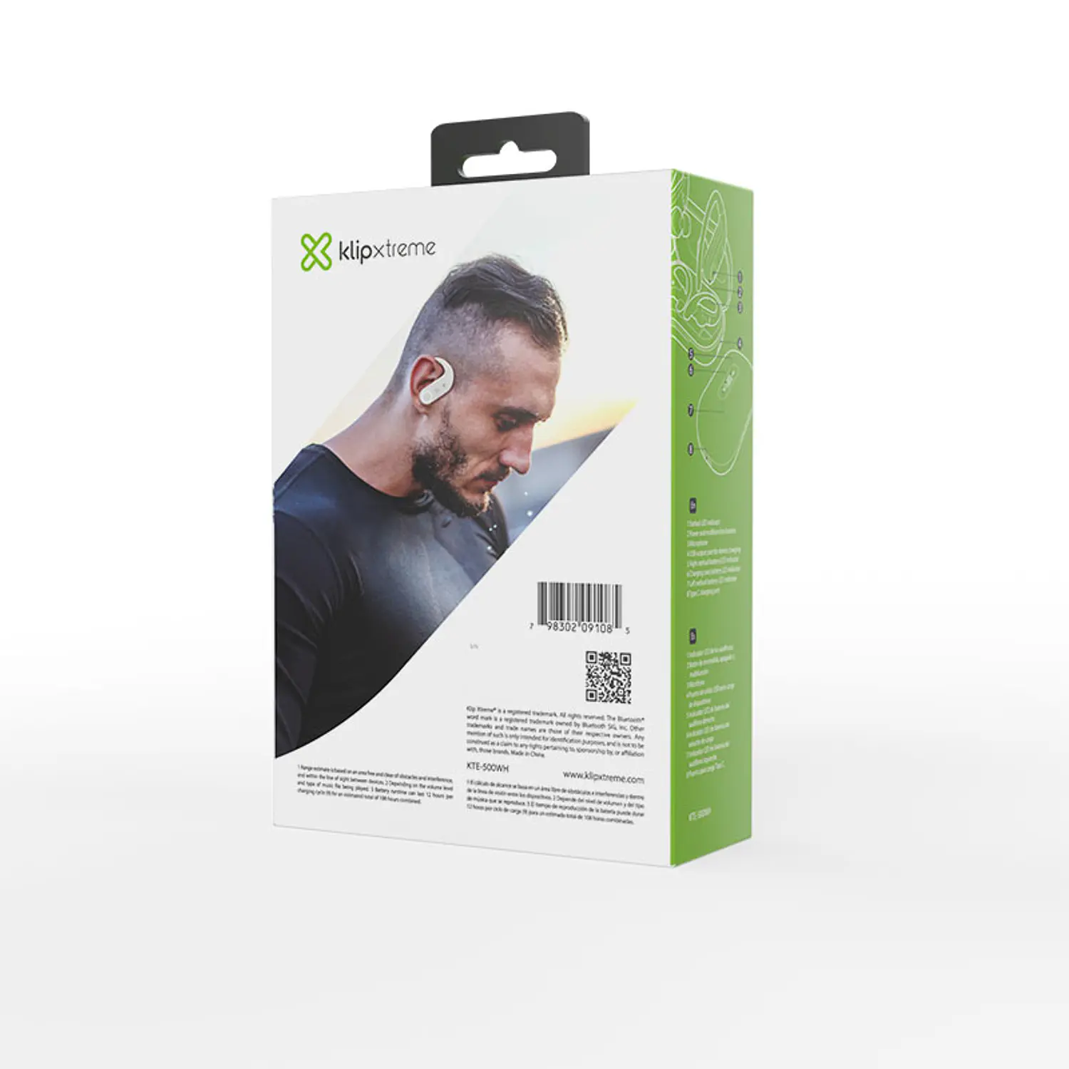 Klip Xtreme Xtremebuds KTE-500BK, Audífonos Deportivos TWS Bluetooth 5.1, IPX7, 108h, Powerbank 2000mAh, Negro 11