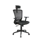Xtech Avignon XTF-OC414, Silla Ejecutiva, Reposacabezas Ajustable, Malla Transpirable, 120kg, Negra - Miniatura 1