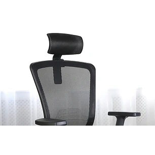 Xtech Avignon XTF-OC414, Silla Ejecutiva, Reposacabezas Ajustable, Malla Transpirable, 120kg, Negra