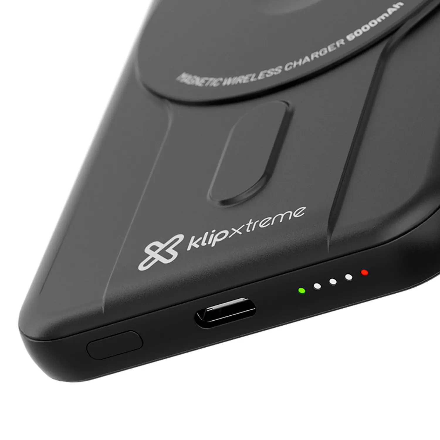 Klip Xtreme PowerMag 5000 KPB-350, Power Bank Magnético 5000mAh, MagSafe, Qi 15W, USB-C PD 20W, Negro 4