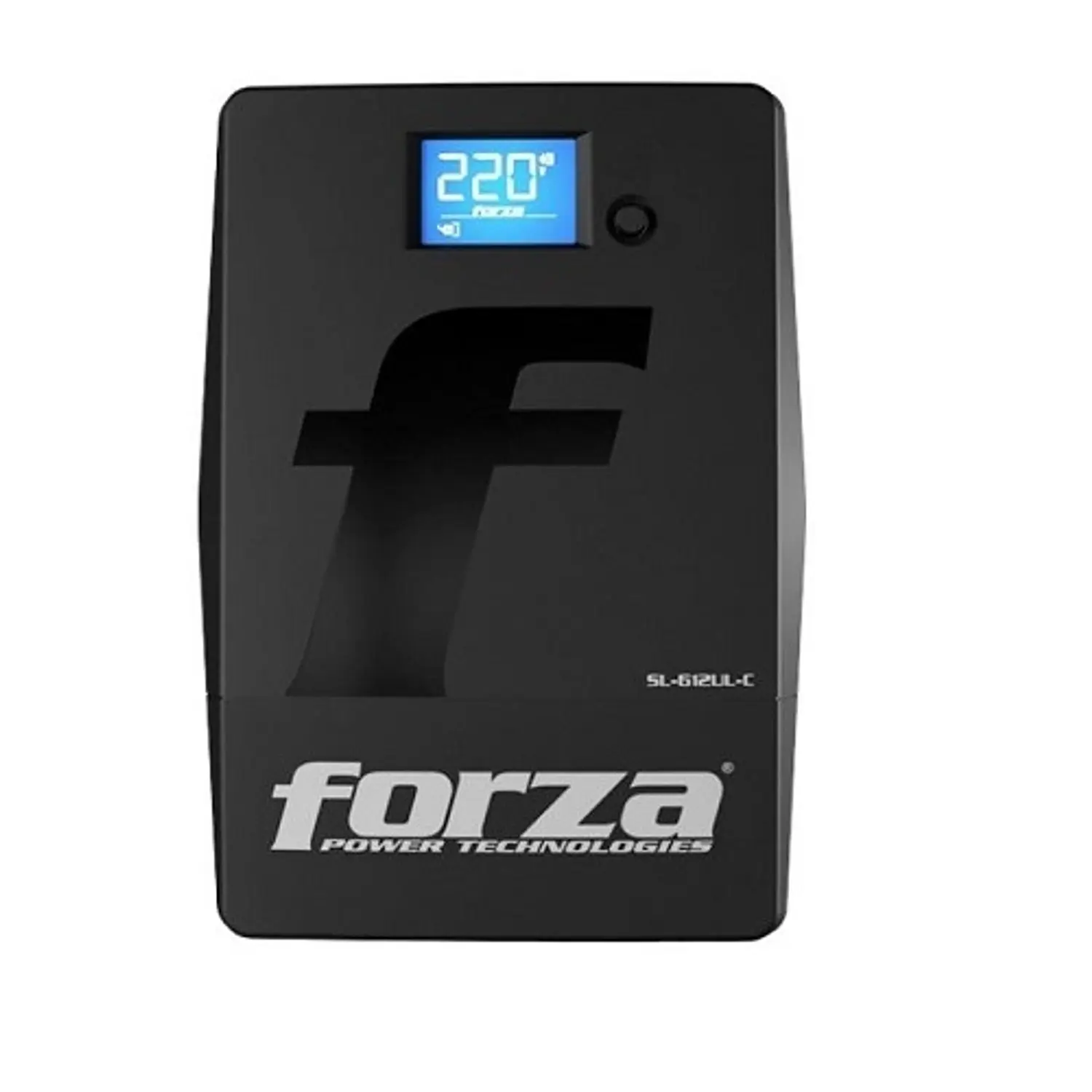 Forza SL-612UL-C, UPS Interactiva 600VA, 360W, 220V, 5 Salidas, Pantalla LCD Táctil, AVR, USB 2