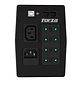 Forza SL-612UL-C, UPS Interactiva 600VA, 360W, 220V, 5 Salidas, Pantalla LCD Táctil, AVR, USB - Miniatura 3