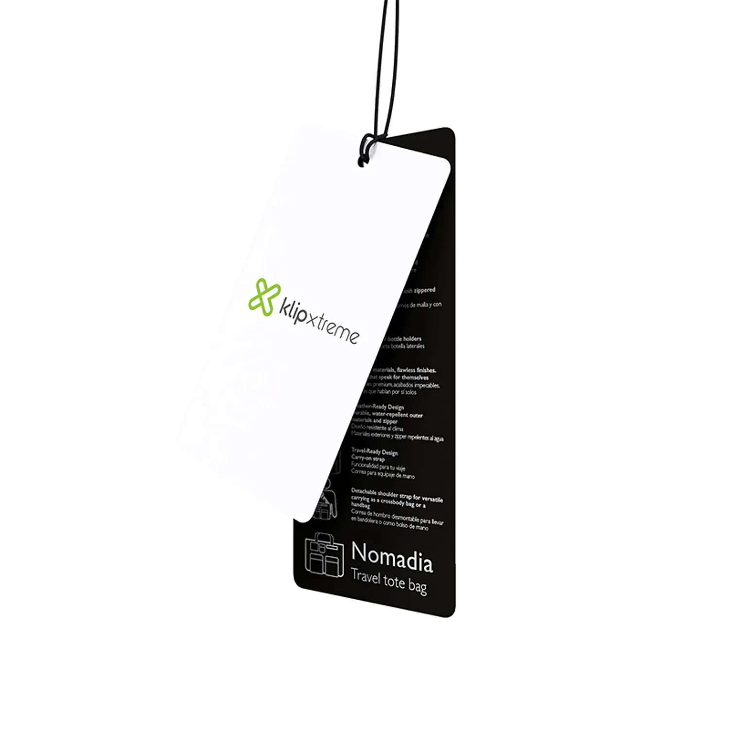 Klip Xtreme Nomadia KLB-851, Bolso Tote de Viaje para Notebook 15,6