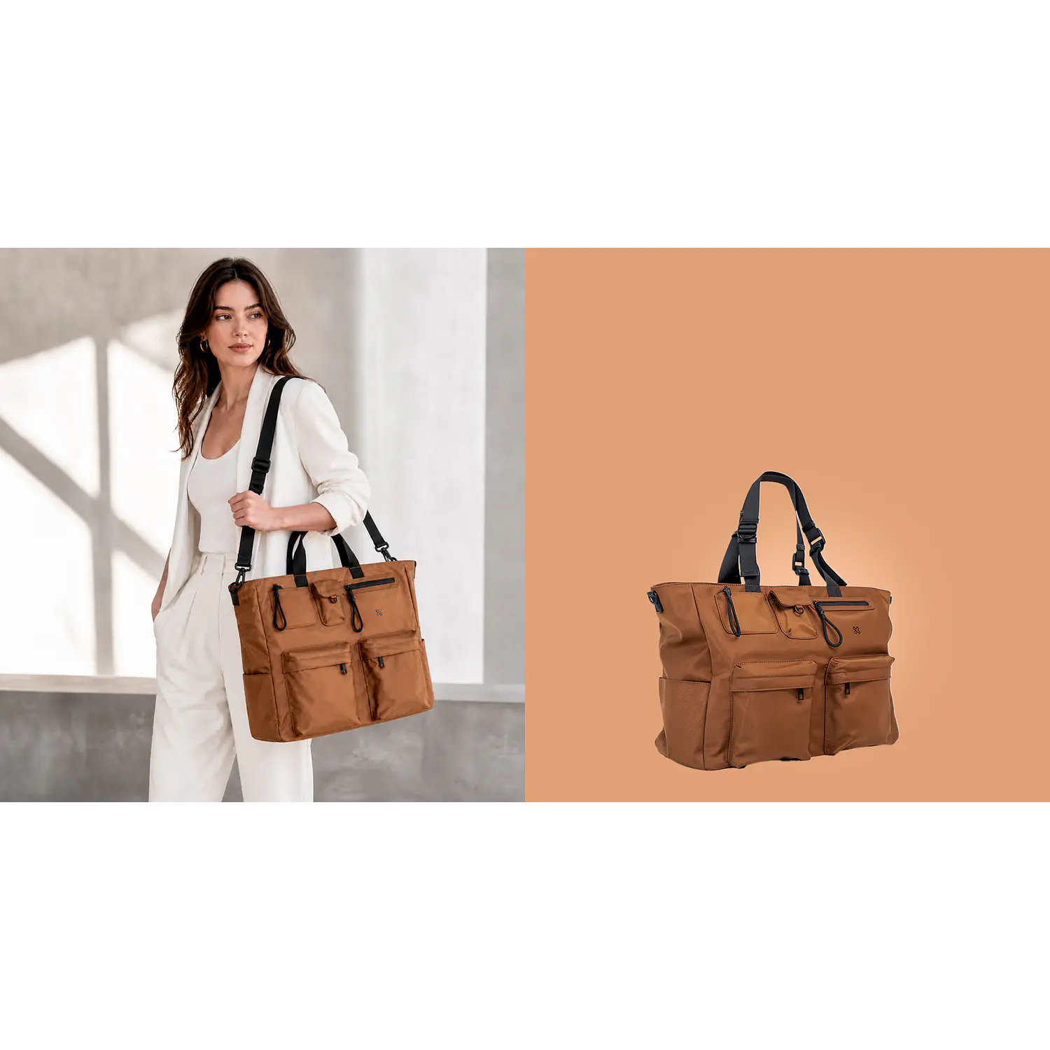 Klip Xtreme Nomadia KLB-851, Bolso Tote de Viaje para Notebook 15,6