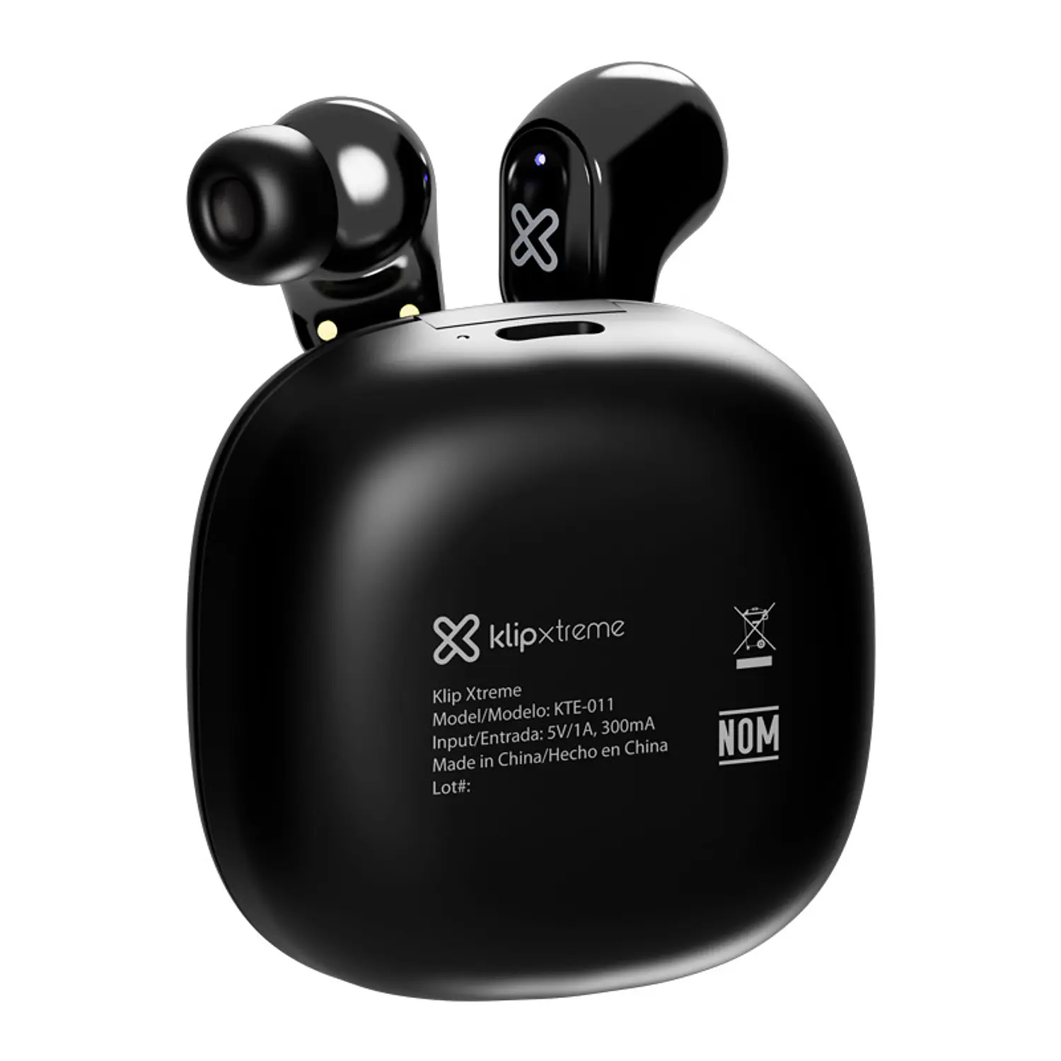 Klip Xtreme QuanBuds KTE-011BK, Audífonos Inalámbricos TWS Bluetooth 6.0, Micrófono ENC, 25 Horas, IPX4, Negro 3