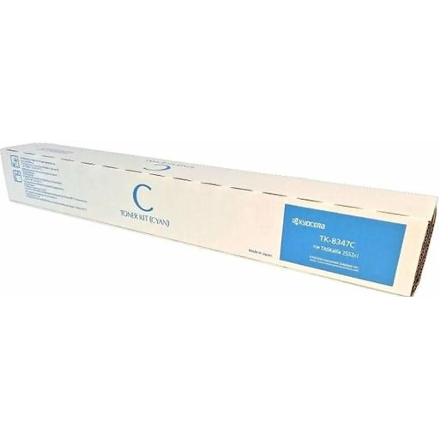 Kyocera TK-8347C 1T02L7CUS1, Tóner Original Cian, 12.000 Páginas, TASKalfa 2552ci/2553ci