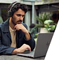 HP Poly Focus 625 C56XXAA#AC3, Audífonos Bluetooth ANC Híbrida, 25h, Base de Carga Inalámbrica, USB-C, Negro - Miniatura 9