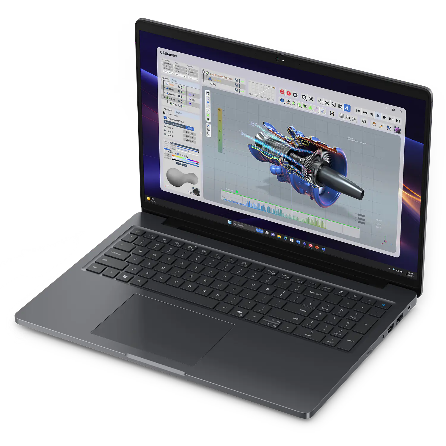 Dell Pro Precision 16 Serie 5, Workstation Portátil 16 Pulgadas, Intel Core Ultra 7 366H, 32GB RAM, SSD 1TB, NVIDIA RTX PRO 2000 Blackwell 8GB, Windows 11 Pro 3