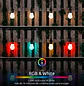 Nexxt Home Guirnalda LED Inteligente Wi-Fi 14,6 m, 24 Luces RGB y Blanco, IP65, Alexa y Google Assistant - Miniatura 5