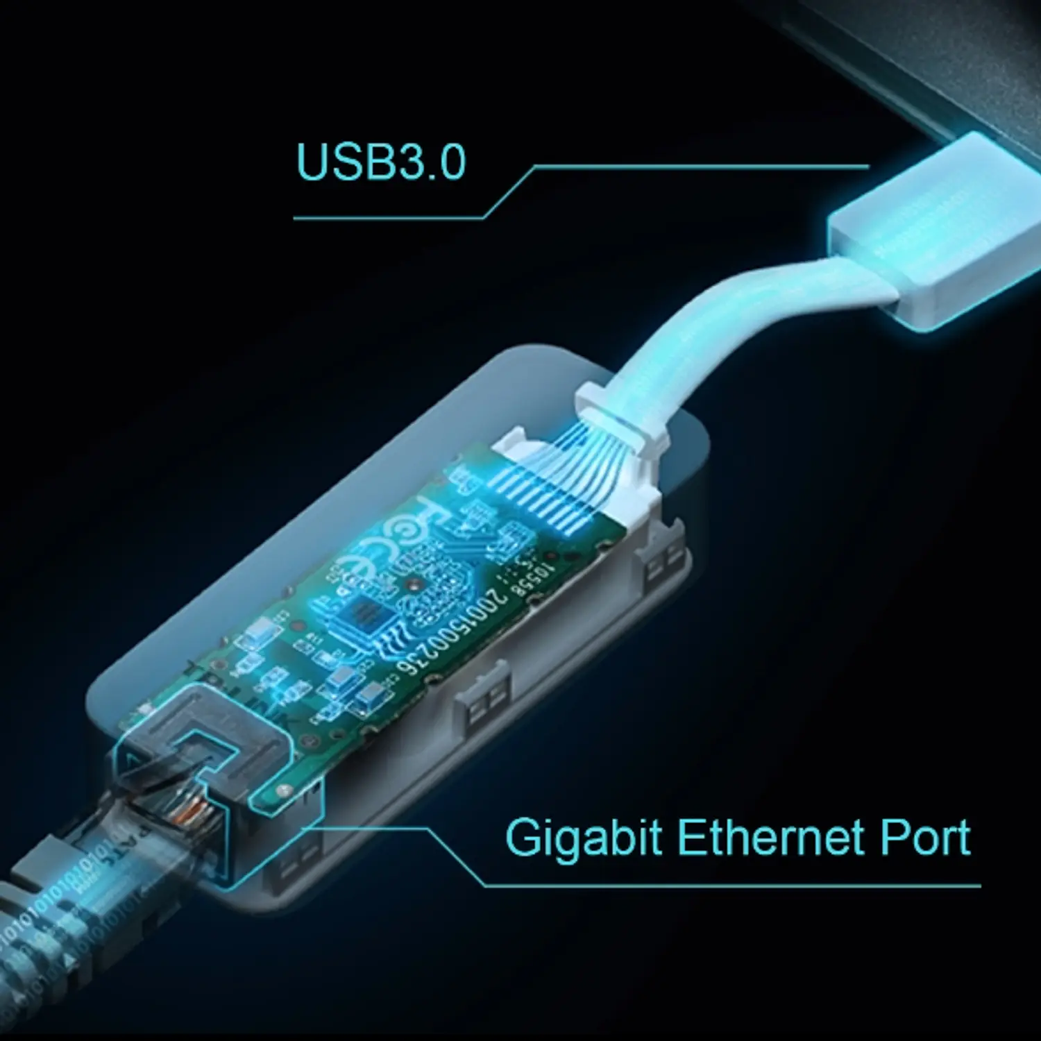 TP-Link UE300 Adaptador de Red USB 3.0 Tipo-A a Ethernet Gigabit RJ45 1000 Mbps, Plug & Play, Blanco 4