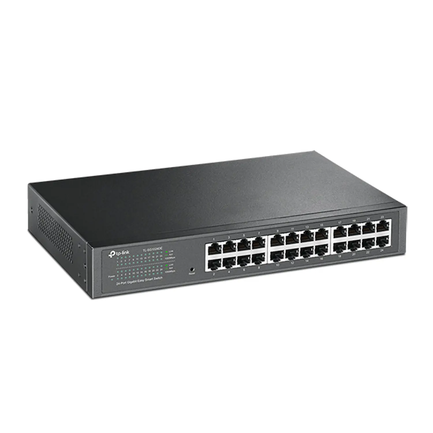 TP-Link TL-SG1024DE Switch Gigabit Easy Smart 24 Puertos RJ45 10/100/1000 Mbps, VLAN, QoS, Rack 1U 2
