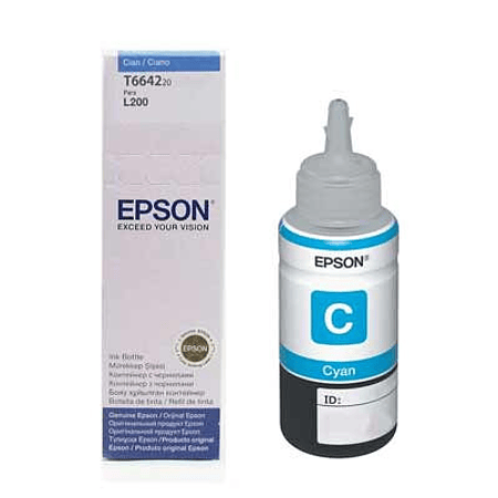 Epson T664220-AL Botella Tinta Cian 
