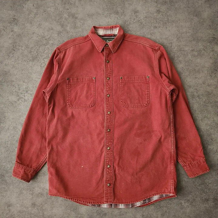 L.L Bean Work Shirt M 1