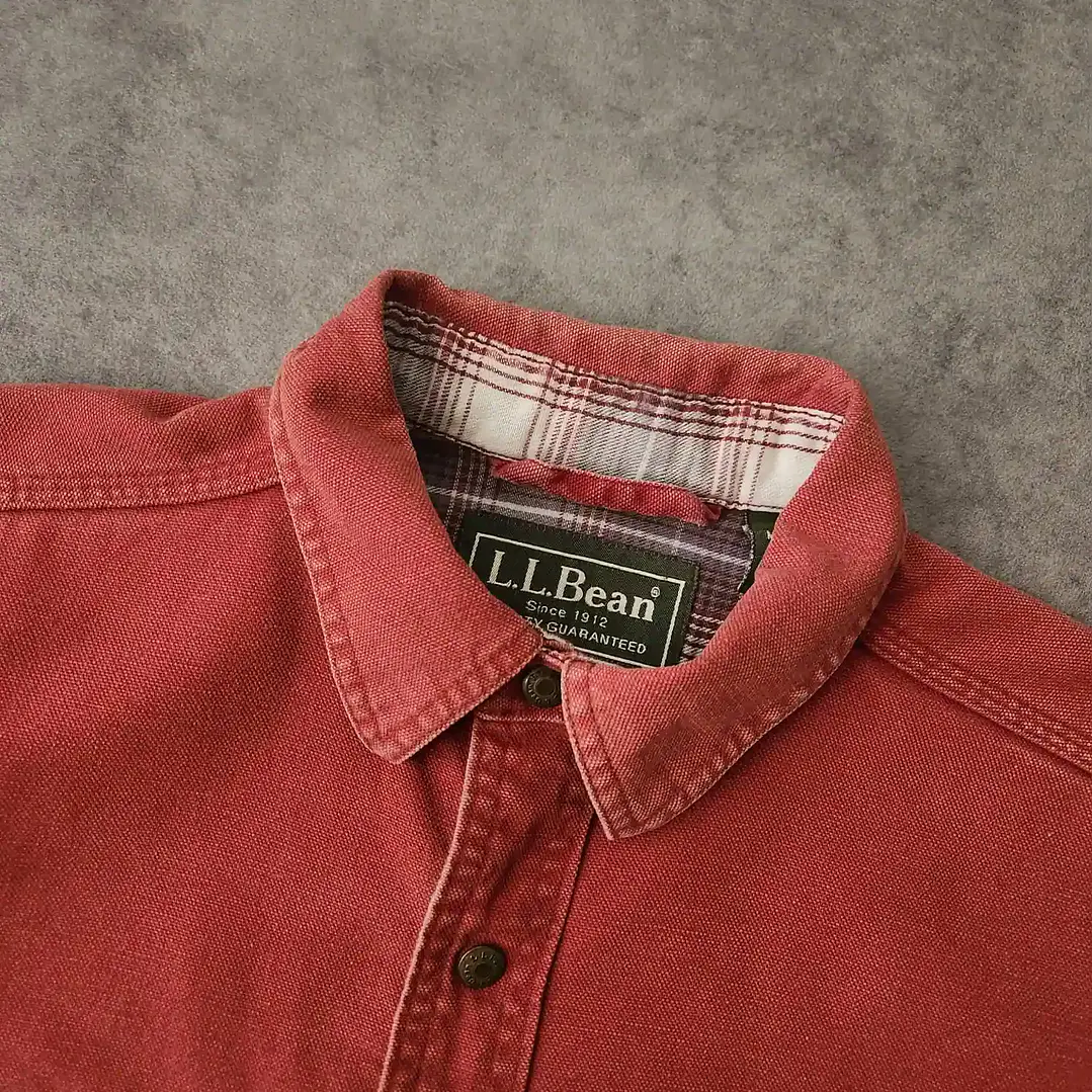 L.L Bean Work Shirt M 2