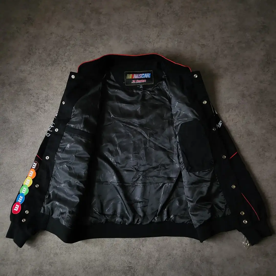 Jeff Hamilton Nascar Jacket M&M L 7