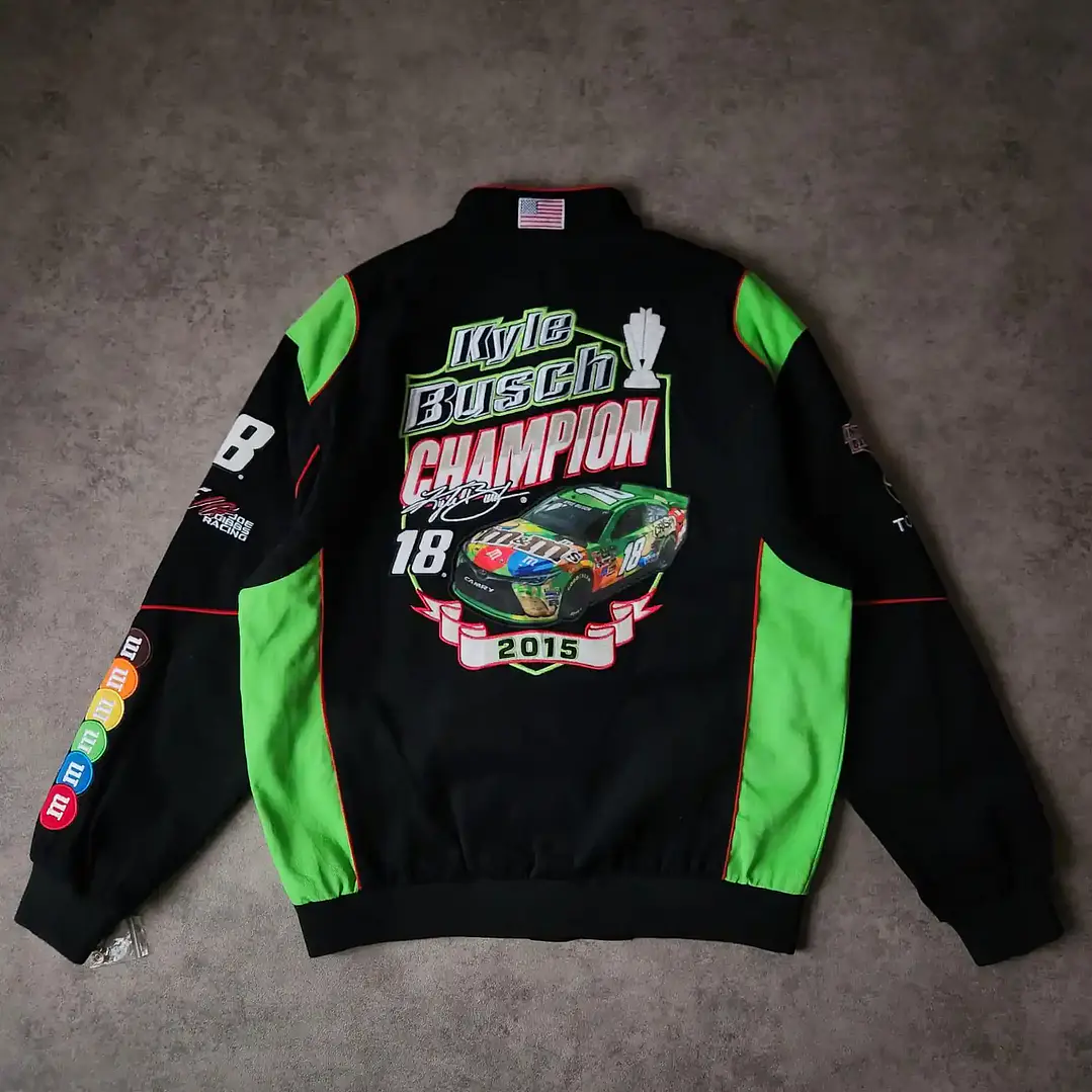 Jeff Hamilton Nascar Jacket M&M L 9