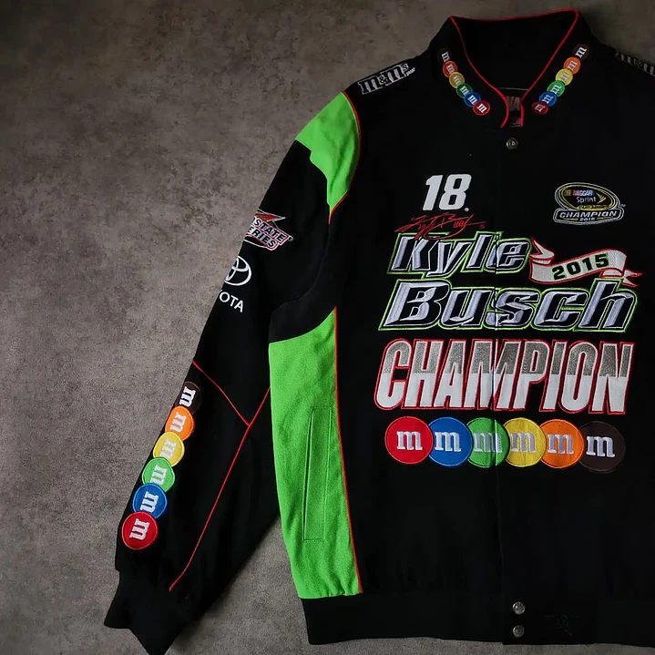 Jeff Hamilton Nascar Jacket M&M L 4