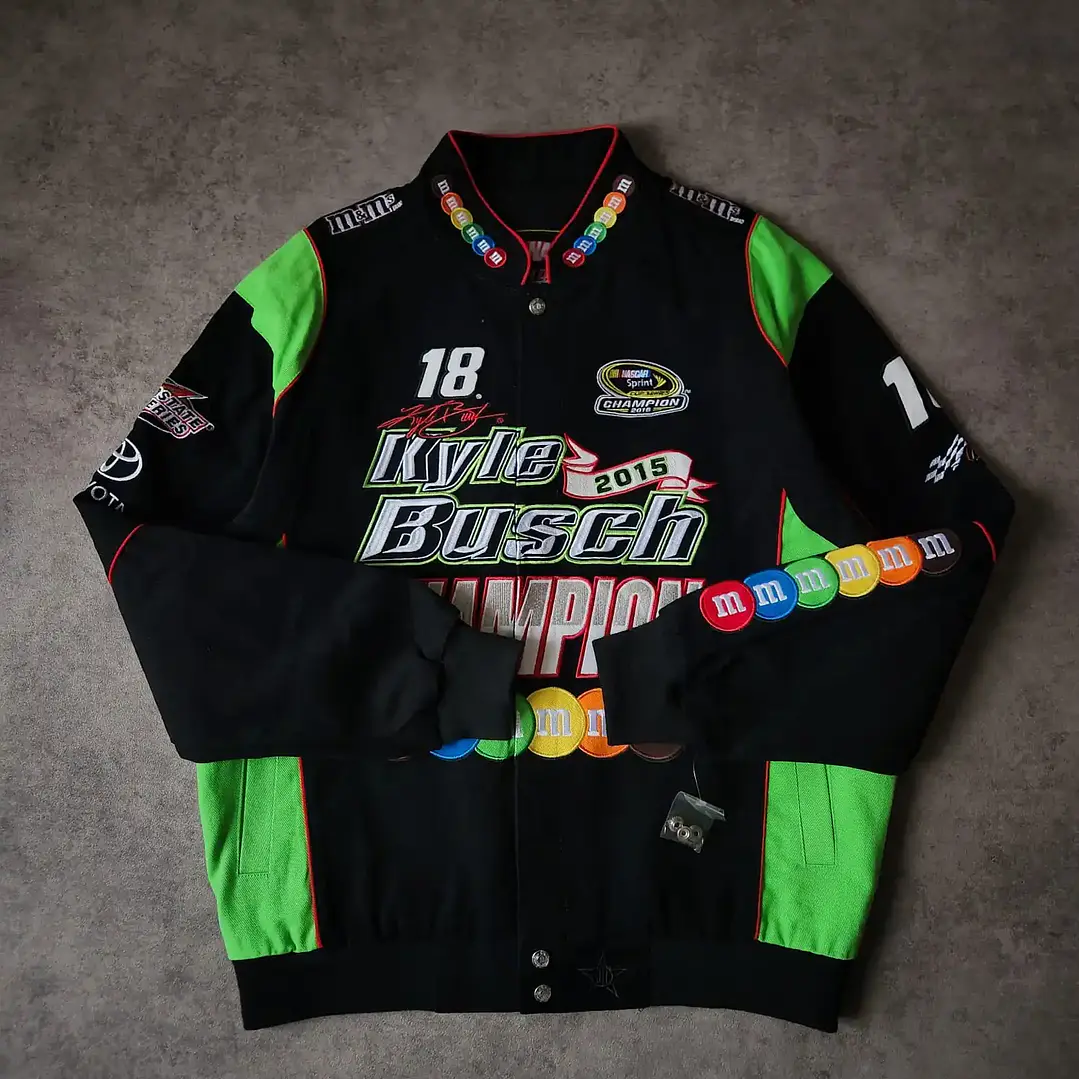 Jeff Hamilton Nascar Jacket M&M L 1
