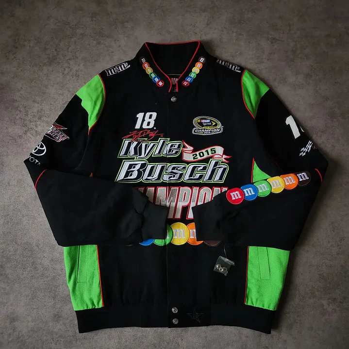 Jeff Hamilton Nascar Jacket M&M L 1
