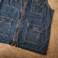 Caran Denim Cargo Vest XL - Miniatura 2