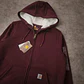Carhartt Full Zip Sherpa Lined Hoodie S - Miniatura 2