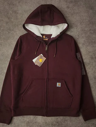 Carhartt Full Zip Sherpa Lined Hoodie S