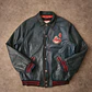 90’s Cleveland Indians Leather Jacket XL - Miniatura 3