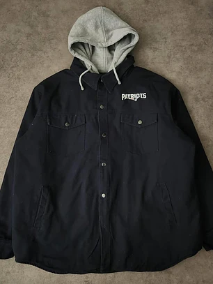 NFL Patriots Work Hooded Jacket XL