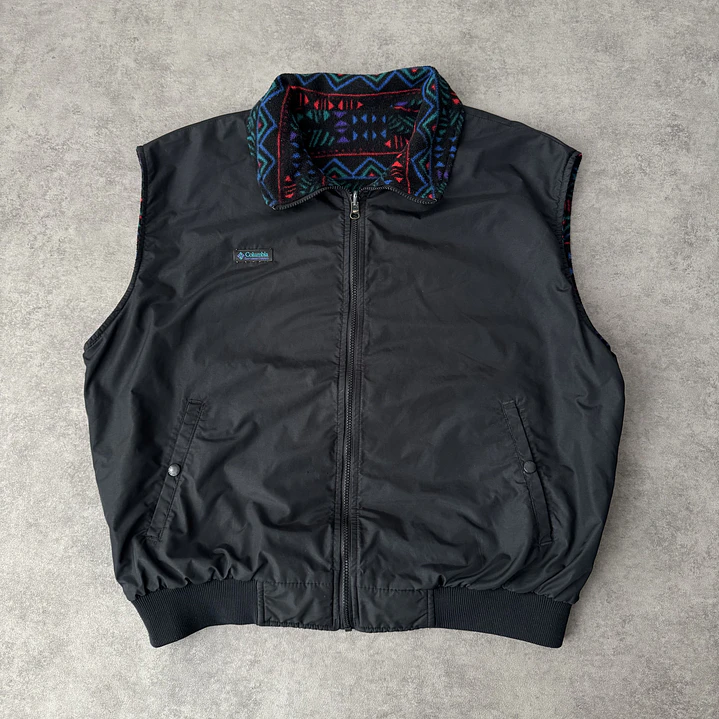 Columbia Fleece Vest Reversible L/XL 1