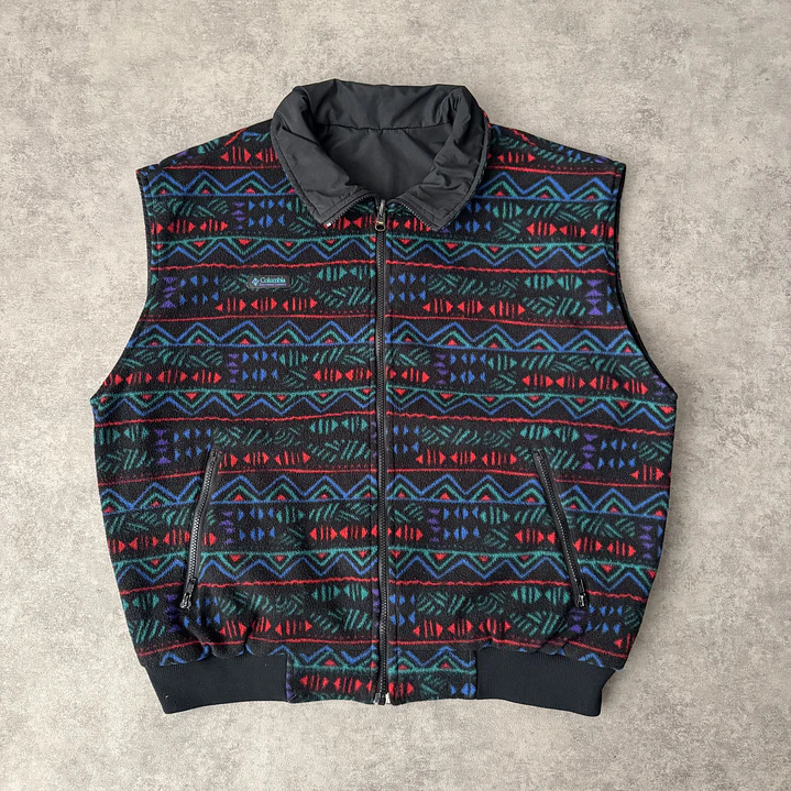 Columbia Fleece Vest Reversible L/XL 2
