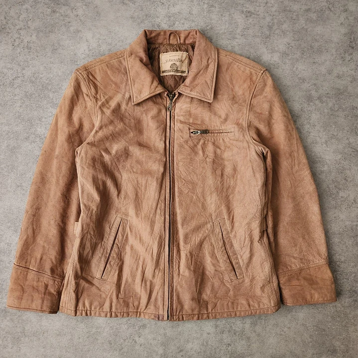 St John’s Bay Leather Jacket S 1