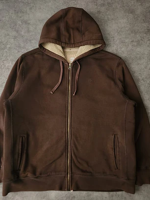 Timberland Sherpa Zip-Up Hoddie Jacket XXL