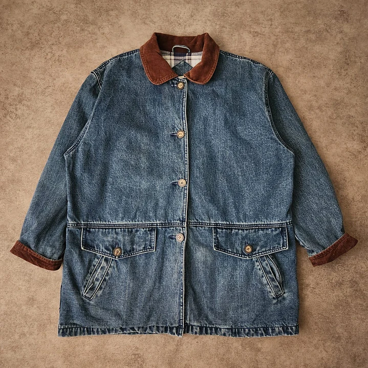 St John’s Bay Denim Jacket L 1