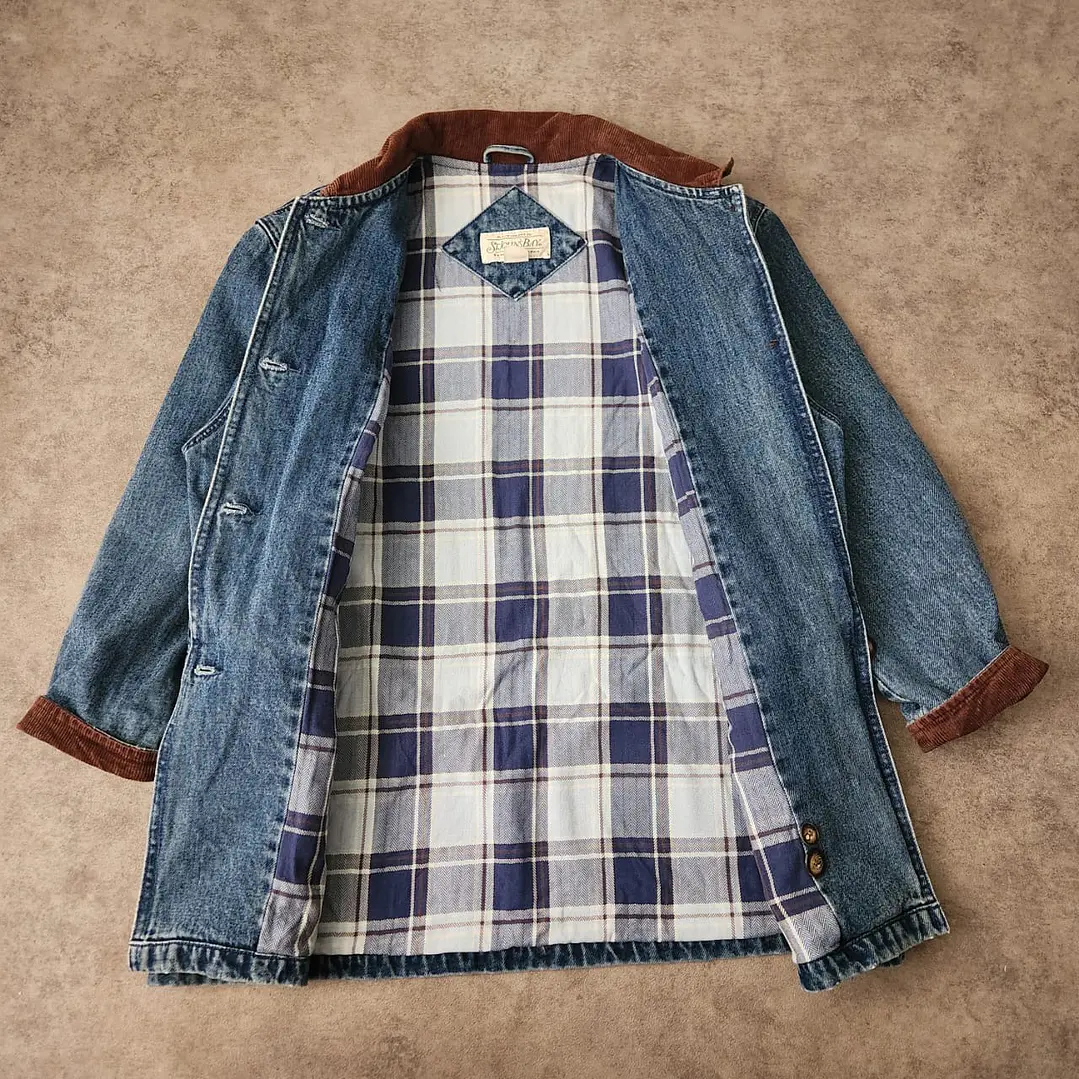 St John’s Bay Denim Jacket L 3