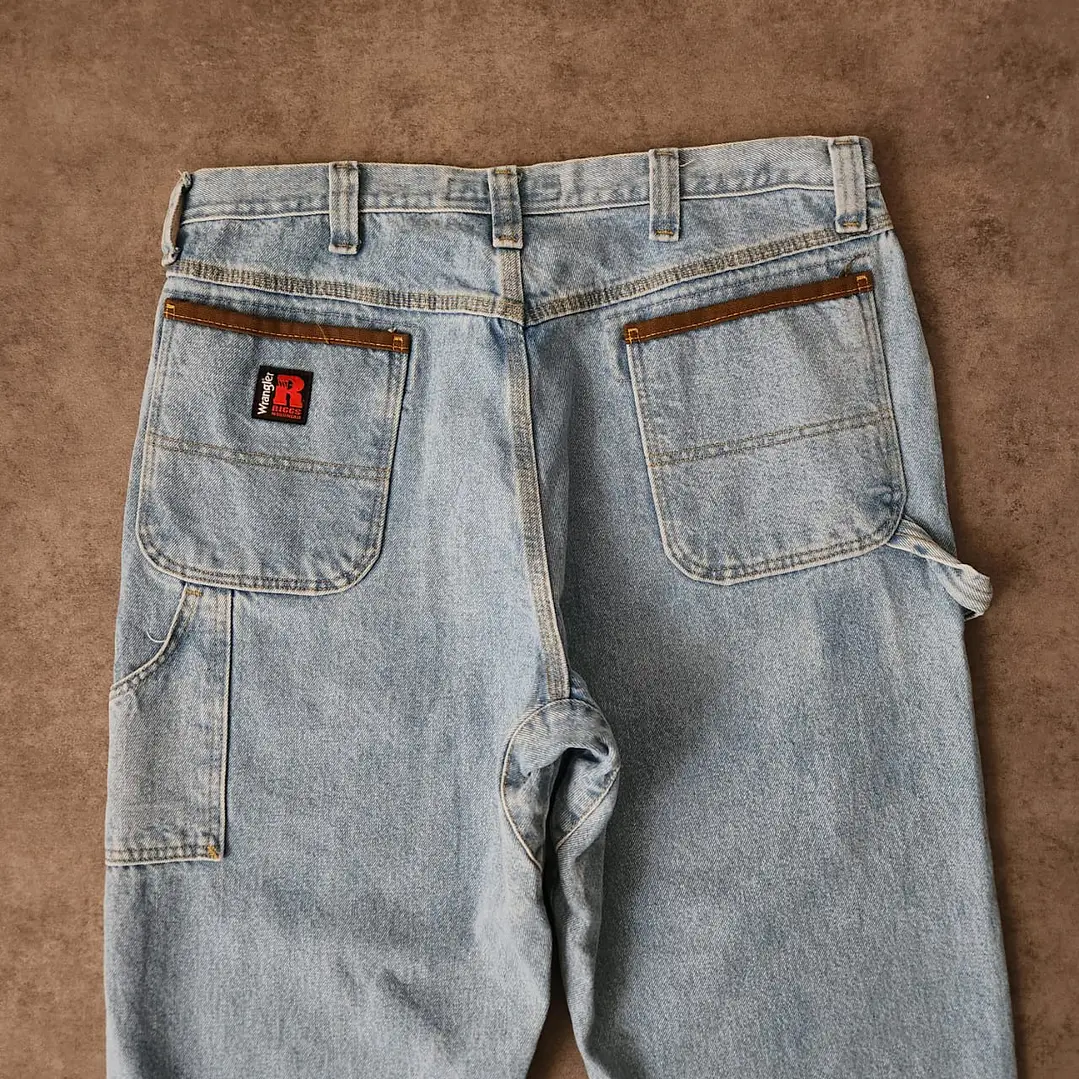 Wrangler Riggs Carpenter Denim Pants 38x30🇺🇸/48🇨🇱 2