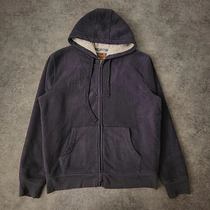 Outdoor Life Full Zip Sherpa Lined Hoodie M