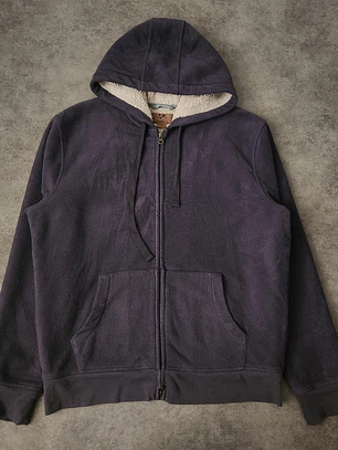 Outdoor Life Full Zip Sherpa Lined Hoodie M