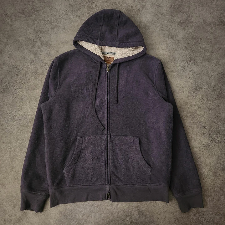 Outdoor Life Full Zip Sherpa Lined Hoodie M 1