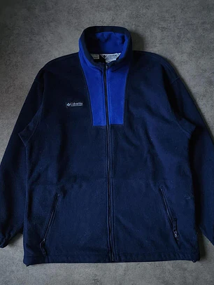 Vintage Columbia Two tone Full Zip Fleece M