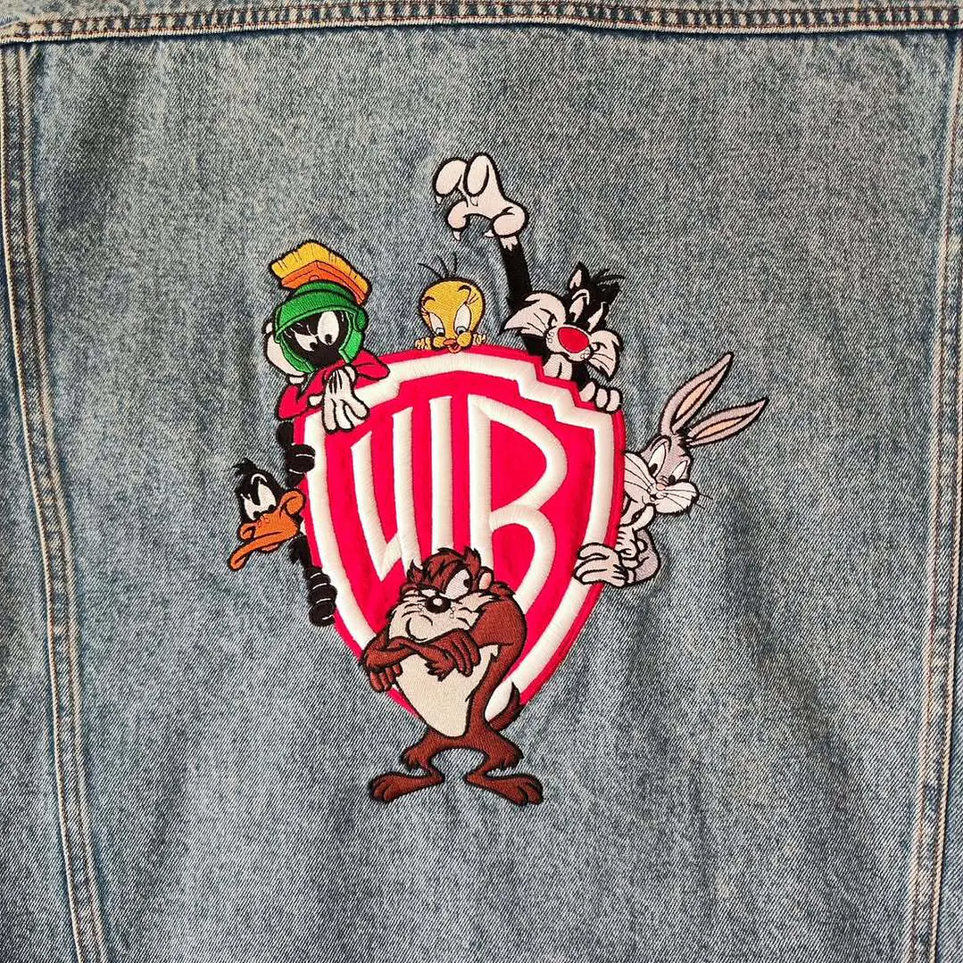 Looney Tunes Denim Jacket XXL 2