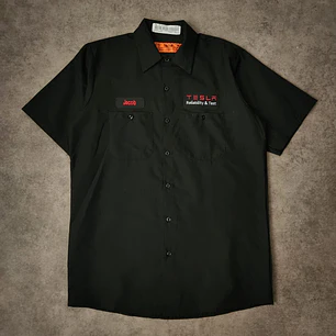 Red Kap X Tesla Work Shirt M