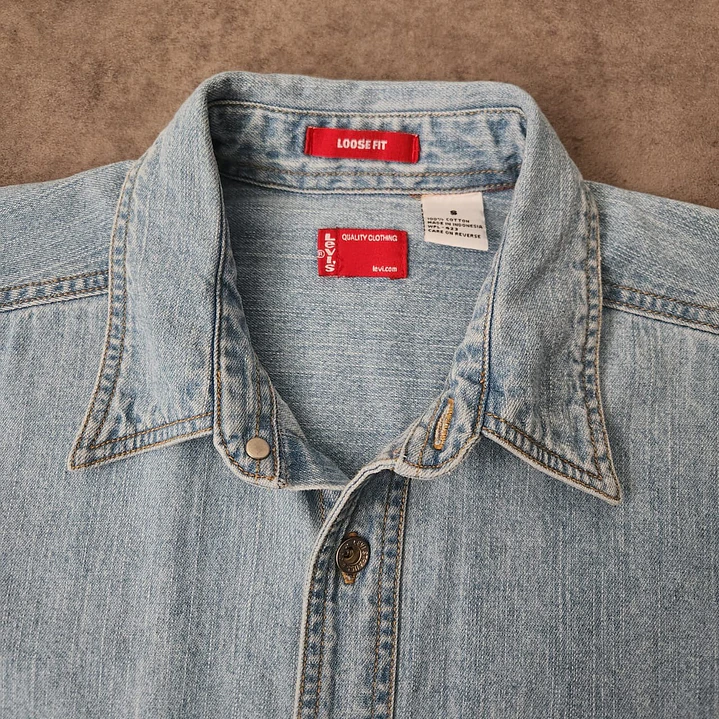 Levi’s denim Long Sleeve Shirt S 2