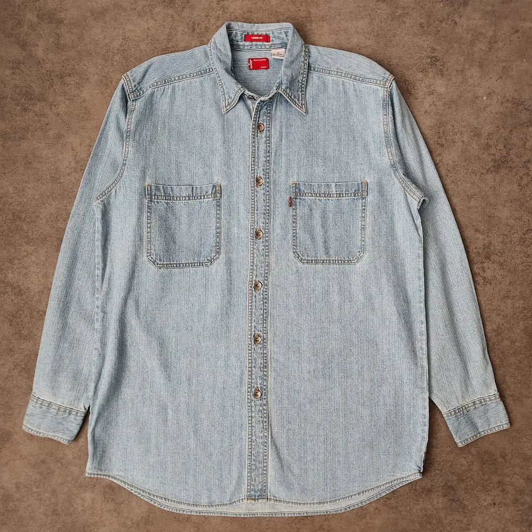 Levi’s denim Long Sleeve Shirt S 1