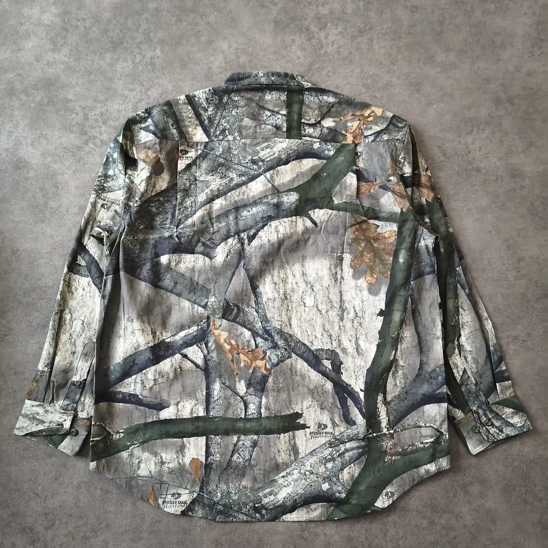 Russel x Mossy Oak Work Realtree Long Sleeve Shirt XL 3