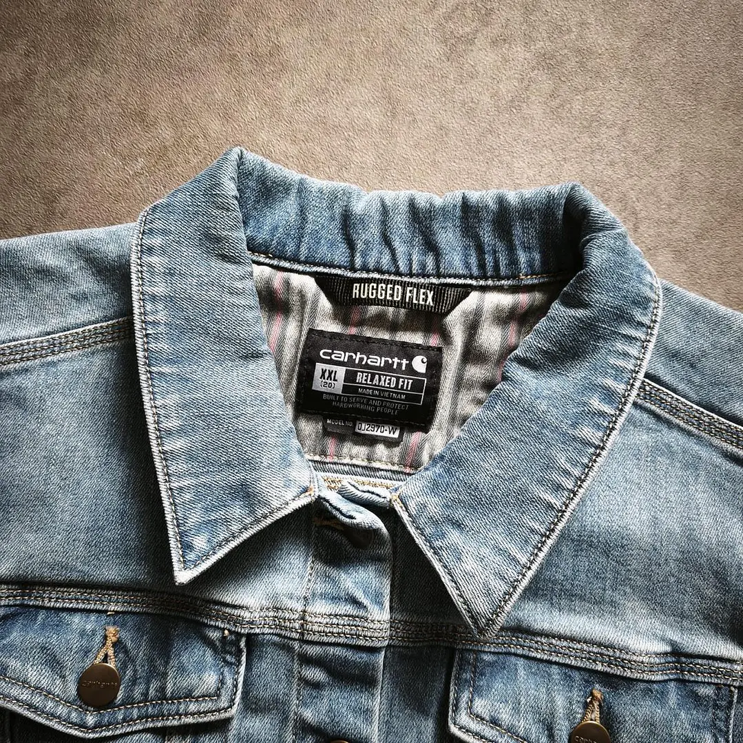 Carhartt Denim Jacket XXL Wmns/ Fit L Men 3