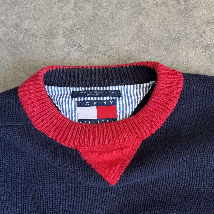 Vintage Tommy Heavy Sweater L 2