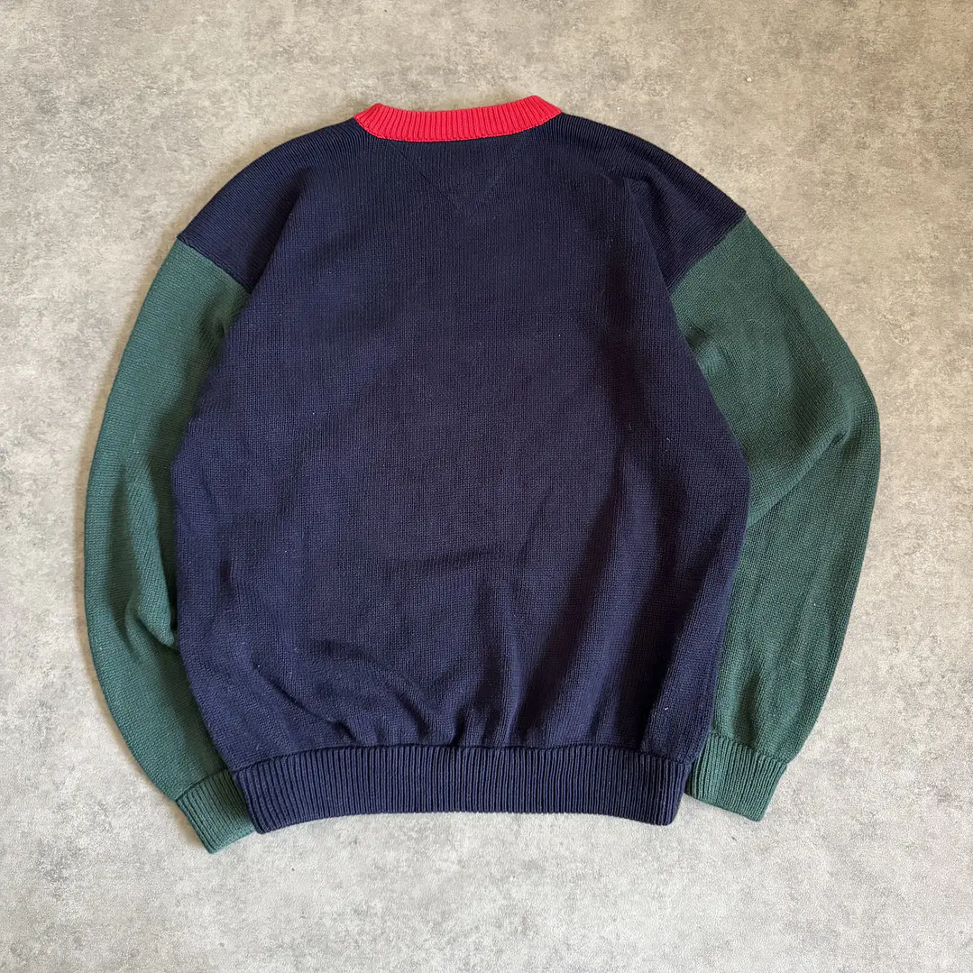 Vintage Tommy Heavy Sweater L 3