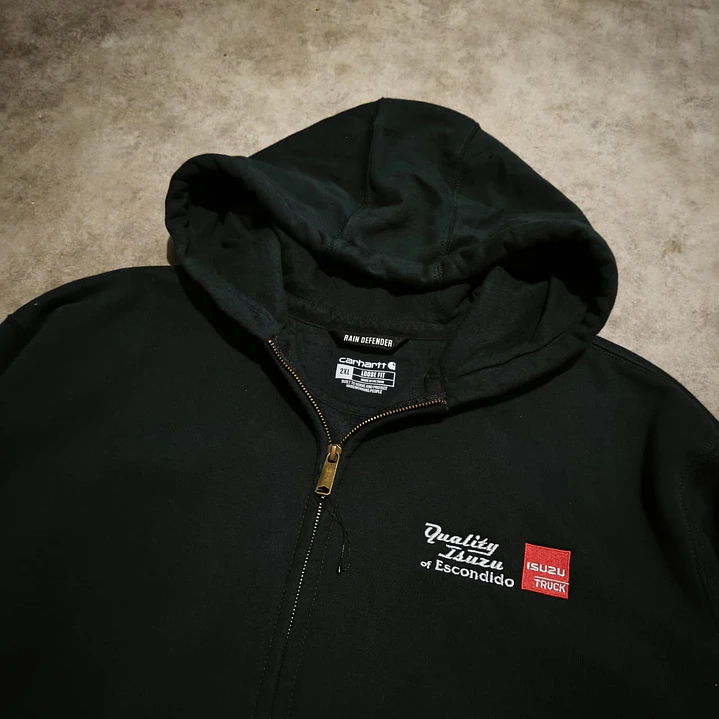 Carhartt Rain Defender Zip Up Hoodie XXL 2